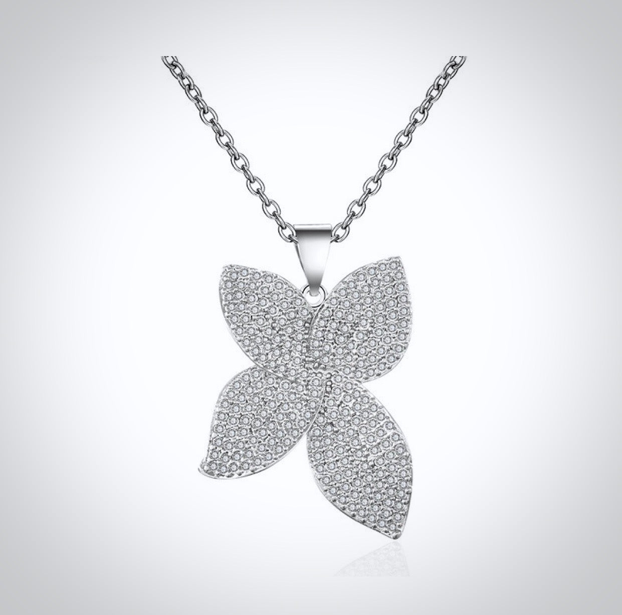 Zinnia - Cubic Zirconia Bridal Necklace - Available in Silver, Rose Gold and Yellow Gold