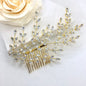 Florencia - CZ Bridal Side Hair Comb - Available in Silver, Rose Gold and Yellow Gold