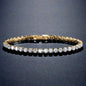 Orla - Cubic Zirconia Bridal Tennis Bracelet - Available in Silver, Rose Gold and Yellow Gold