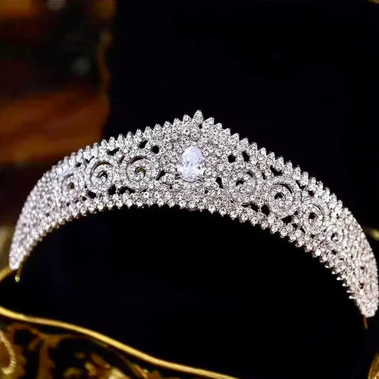 Jacie - Cubic Zirconia Bridal Tiara