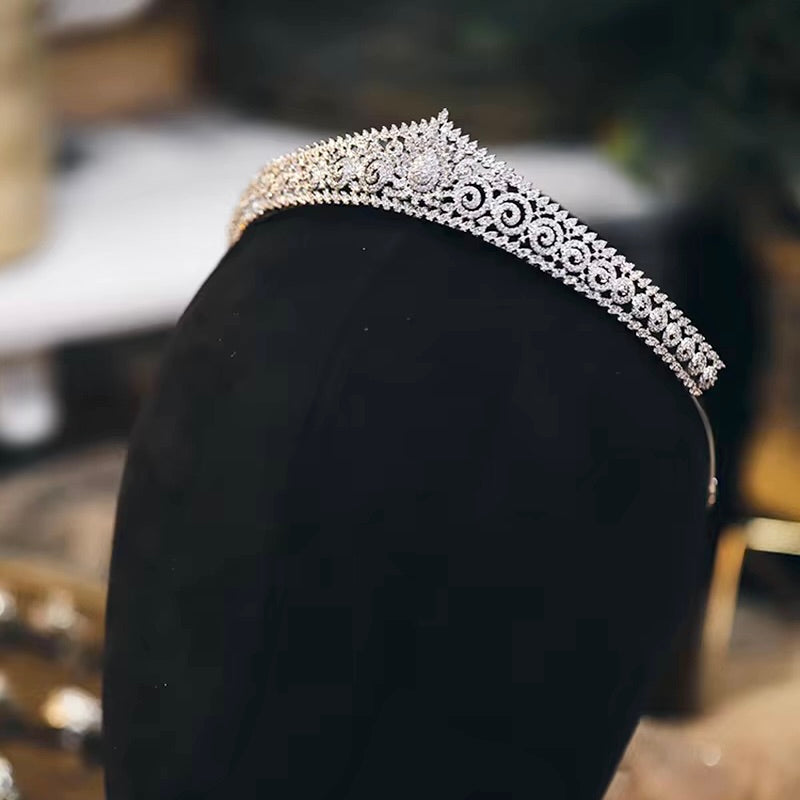 Jacie - Cubic Zirconia Bridal Tiara