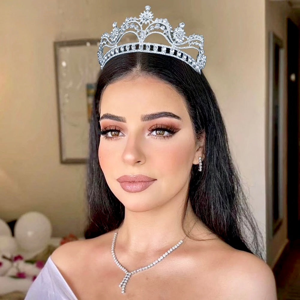 Demetria - Wedding Cubic Zirconia Tiara