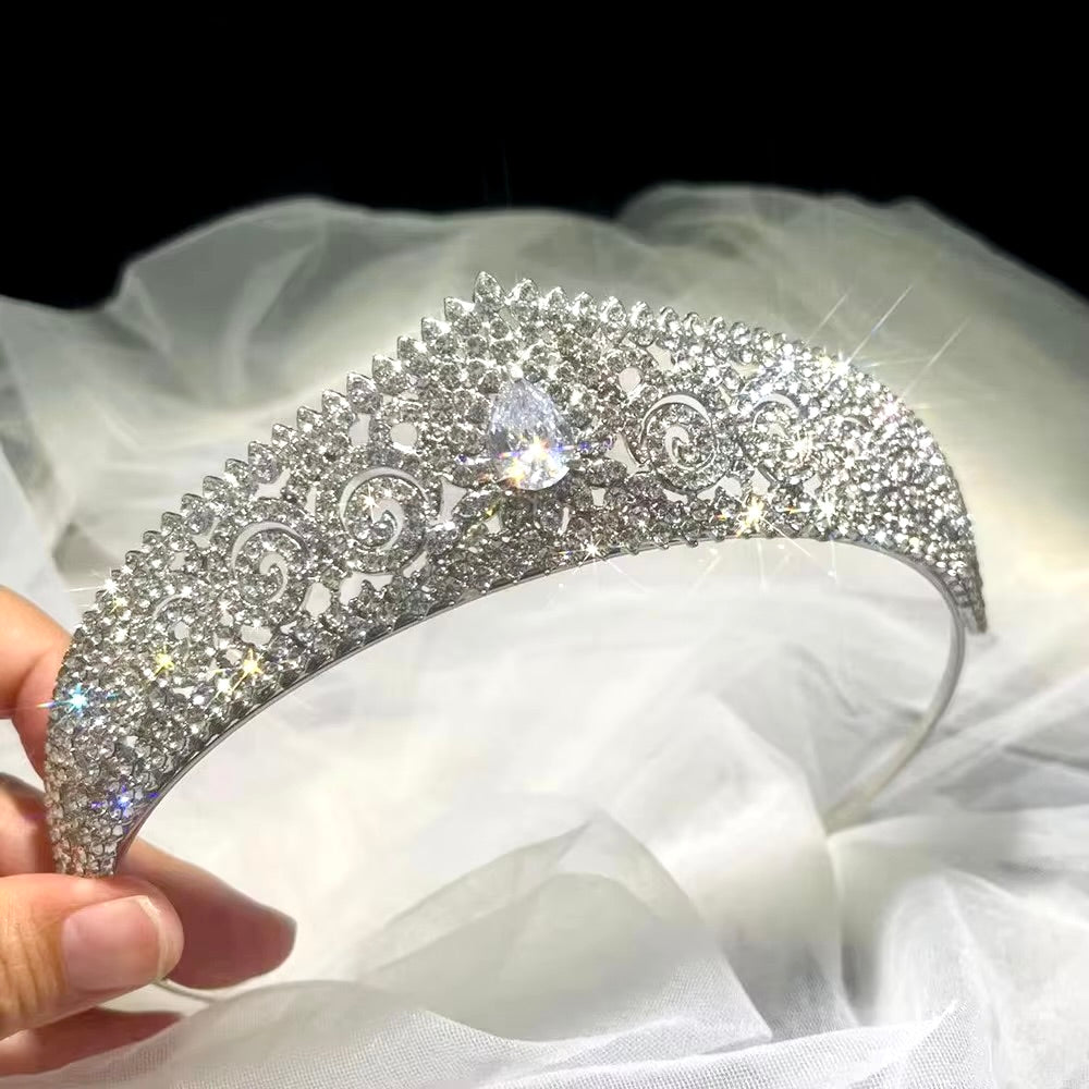Jacie - Cubic Zirconia Bridal Tiara