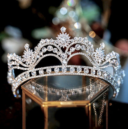 Demetria - Wedding Cubic Zirconia Tiara