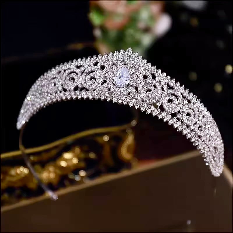 Jacie - Cubic Zirconia Bridal Tiara