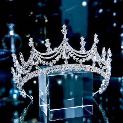 Theodora - Cubic Zirconia Bridal Tiara