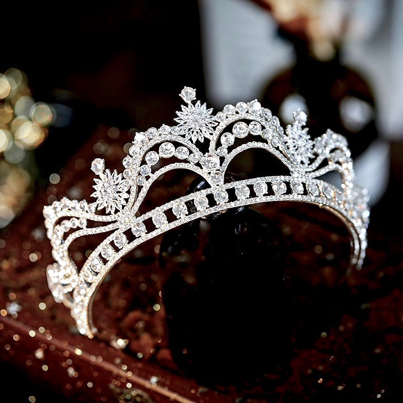 Demetria - Wedding Cubic Zirconia Tiara