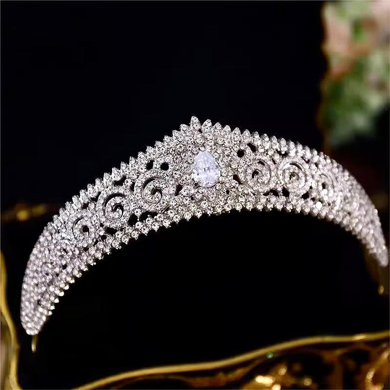 Jacie - Cubic Zirconia Bridal Tiara