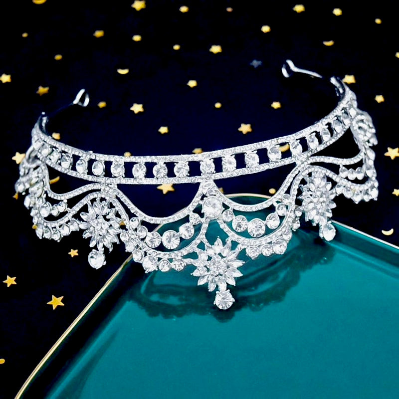 Demetria - Wedding Cubic Zirconia Tiara