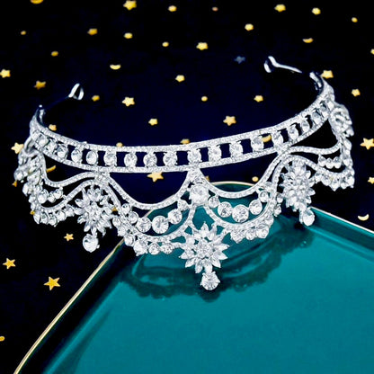 Demetria - Wedding Cubic Zirconia Tiara
