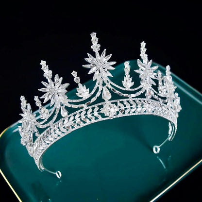 Ludmila - Cubic Zirconia Bridal Tiara