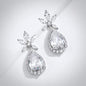 "Arina" - Cubic Zirconia Bridal Earrings - Available in Rose Gold and Silver