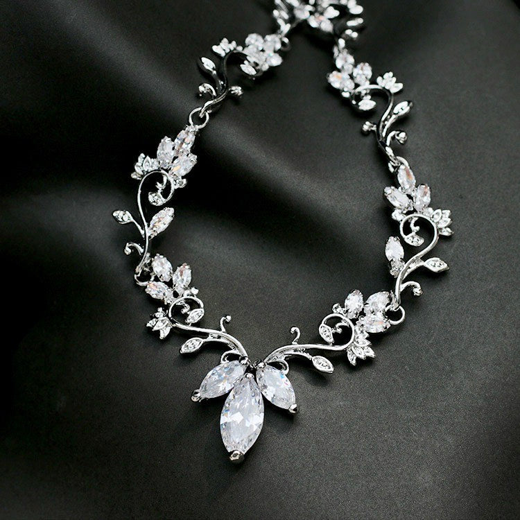 Candice - Silver Cubic Zirconia Bridal Jewelry Set