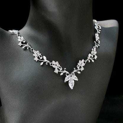 Candice - Silver Cubic Zirconia Bridal Jewelry Set