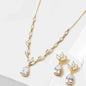 Cody - Cubic Zirconia Bridal Jewelry Set - Available in Silver, Rose Gold and Yellow Gold