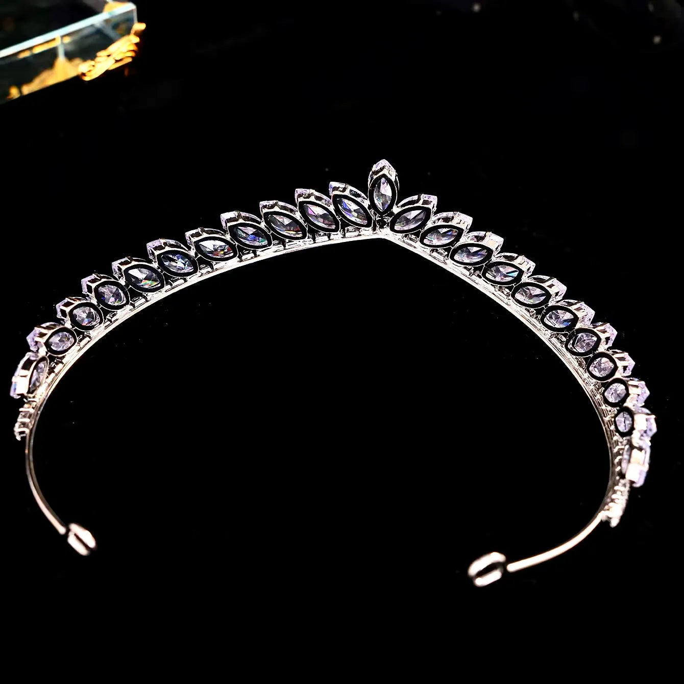 Mona - Delicate Wedding Cubic Zirconia Tiara