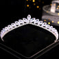 Mona - Delicate Wedding Cubic Zirconia Tiara