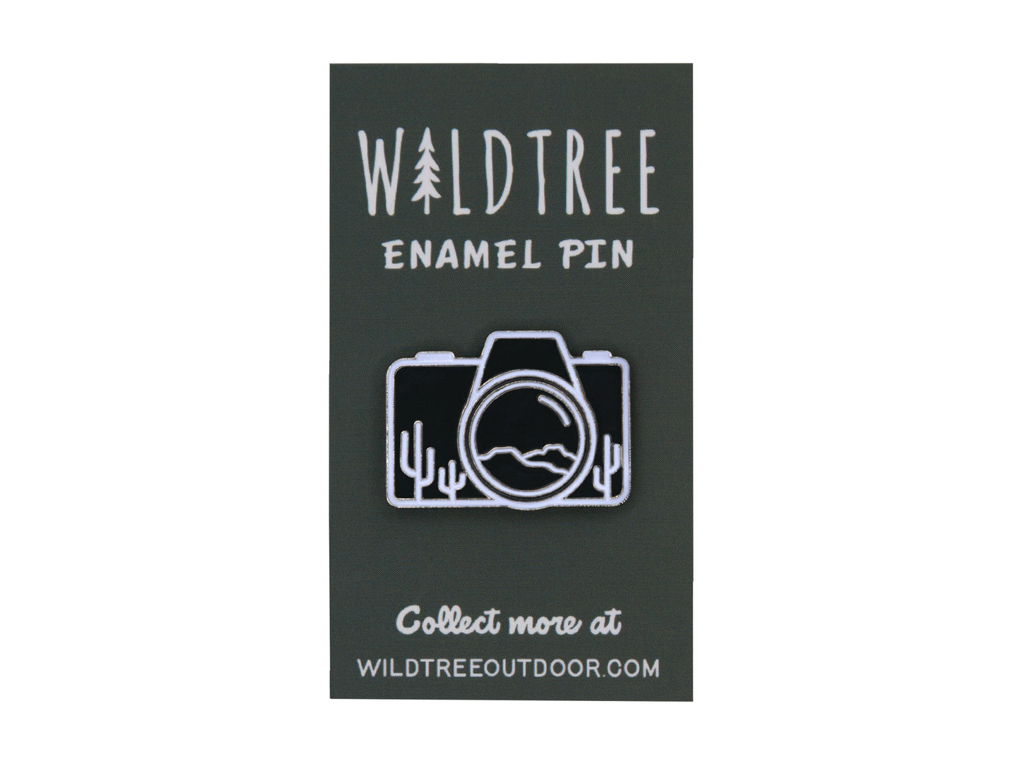 Camera Desert Enamel Pin
