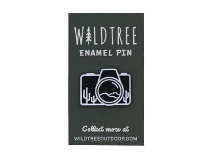 Camera Desert Enamel Pin