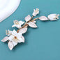 "Edda" - Ceramic Flowers Bridal Hair Clip