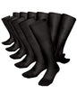 Vittorio Farina Men's Ribbed Shear Nylon Over The Calf Dress Socks