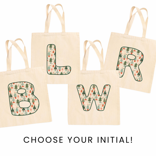 Christmas Letter Totes