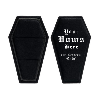 Personalized Coffin Necklace Jewelry Box