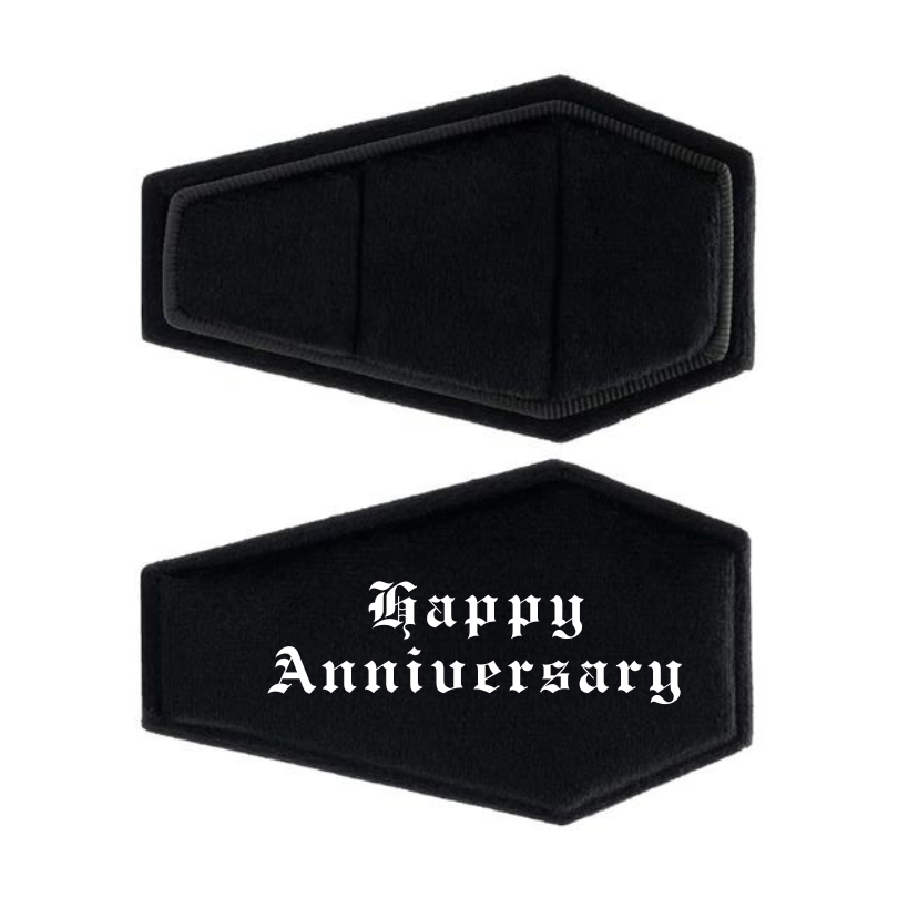 Personalized Coffin Necklace Jewelry Box