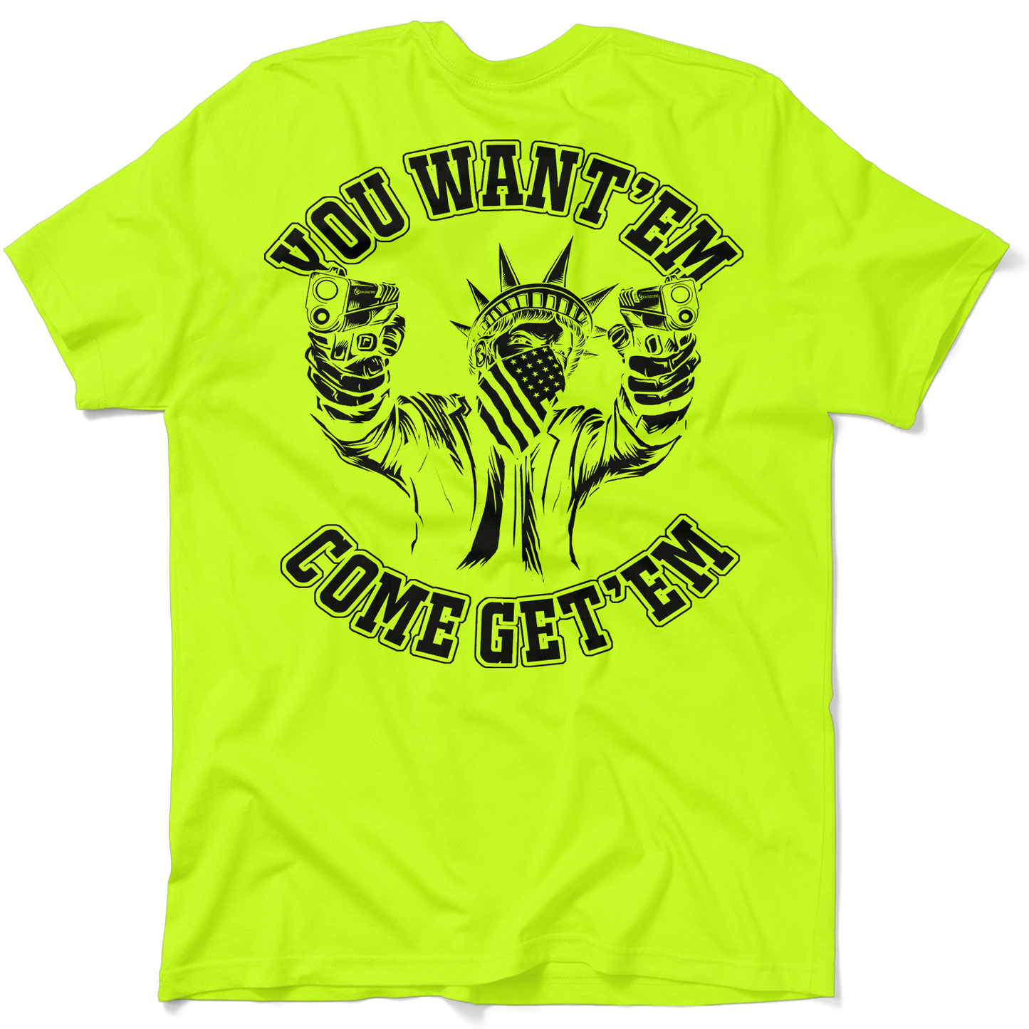 Come Get'em - Safety Yellow T-Shirt