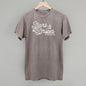 Stars & Stripes White Script