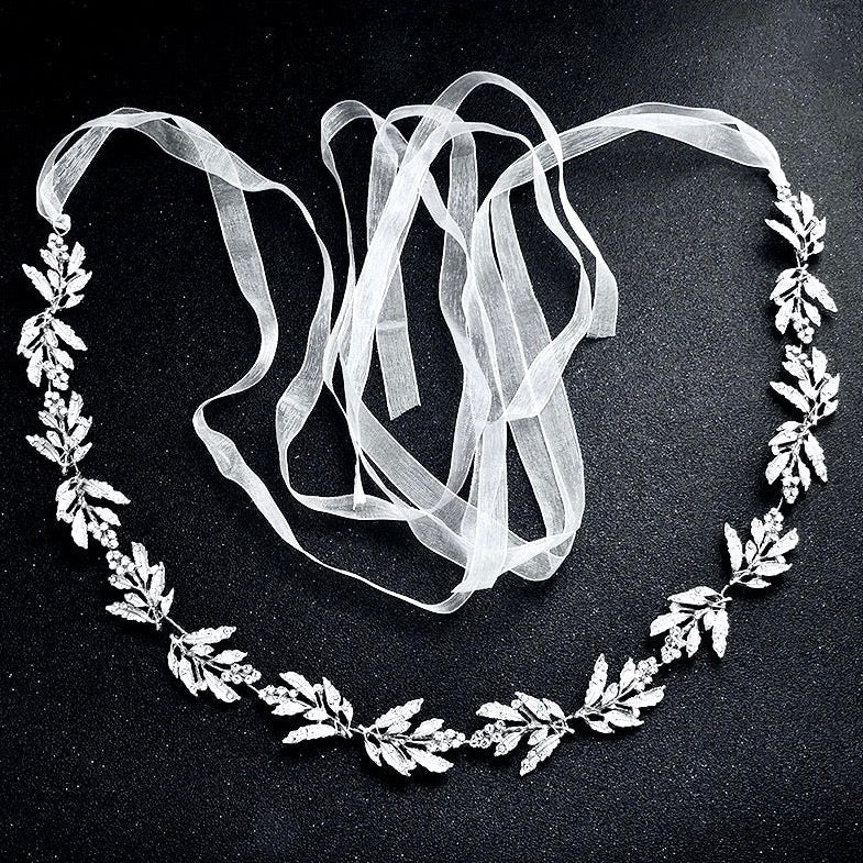 Uma - Crystal Wired Bridal Belt - Available in Silver, Rose Gold and Yellow Gold