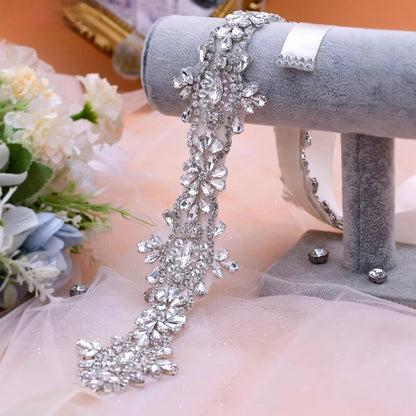 Oracle - Silver Crystal Bridal Belt