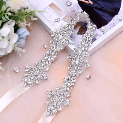 Oracle - Silver Crystal Bridal Belt