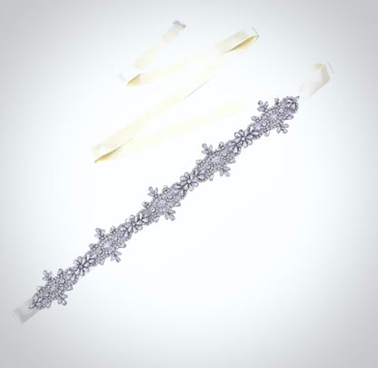 Oracle - Silver Crystal Bridal Belt