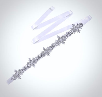 Oracle - Silver Crystal Bridal Belt