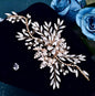 "Mayra" - Crystal Bridal Hair Vine - Available in Silver and Gold