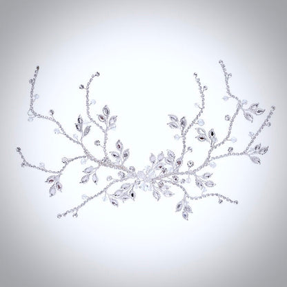 Kennedy - Silver Crystal Bridal Hair Accessory