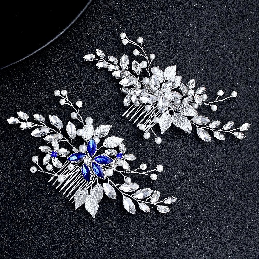 "Marina" - Pearl and Crystal Bridal Hair Comb - More Colors