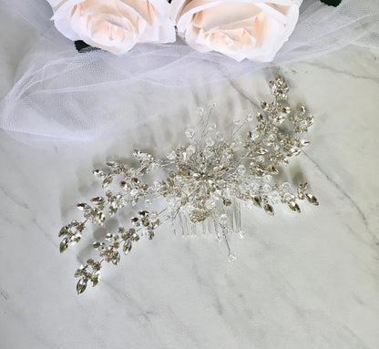 "Olana" - Austrian Crystal Bridal Hair Comb