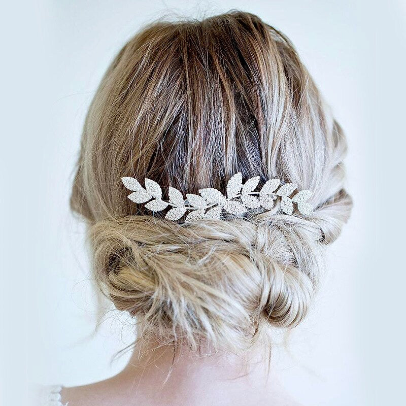 "Cheyenne" - Crystal Bridal Hair Comb - Available in Rose Gold, Silver and Yellow Gold