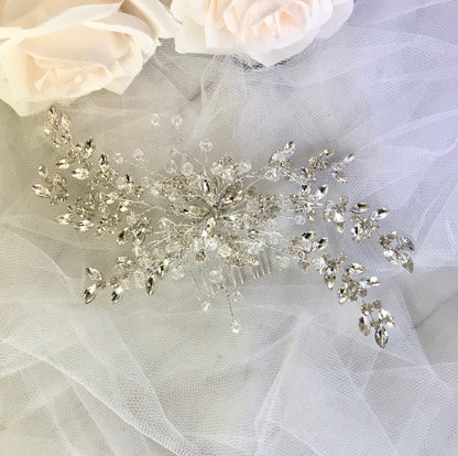 "Olana" - Austrian Crystal Bridal Hair Comb
