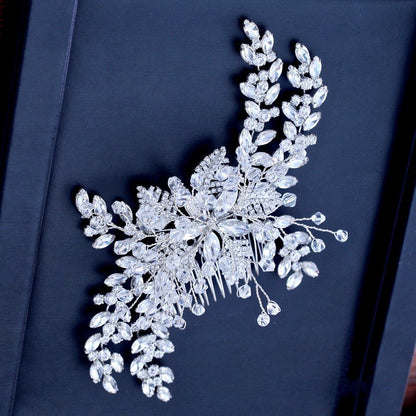 "Olana" - Austrian Crystal Bridal Hair Comb