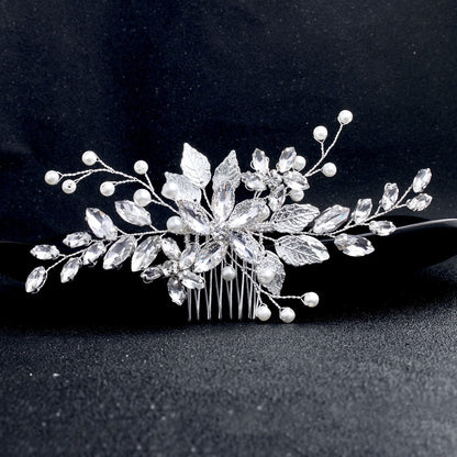 "Marina" - Pearl and Crystal Bridal Hair Comb - More Colors