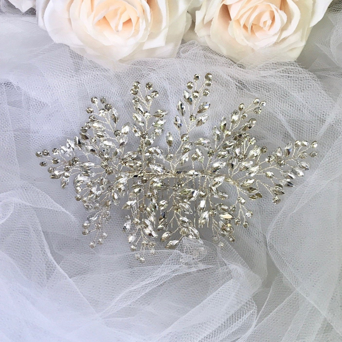 Melba - Austrian Crystal Bridal Hair Comb