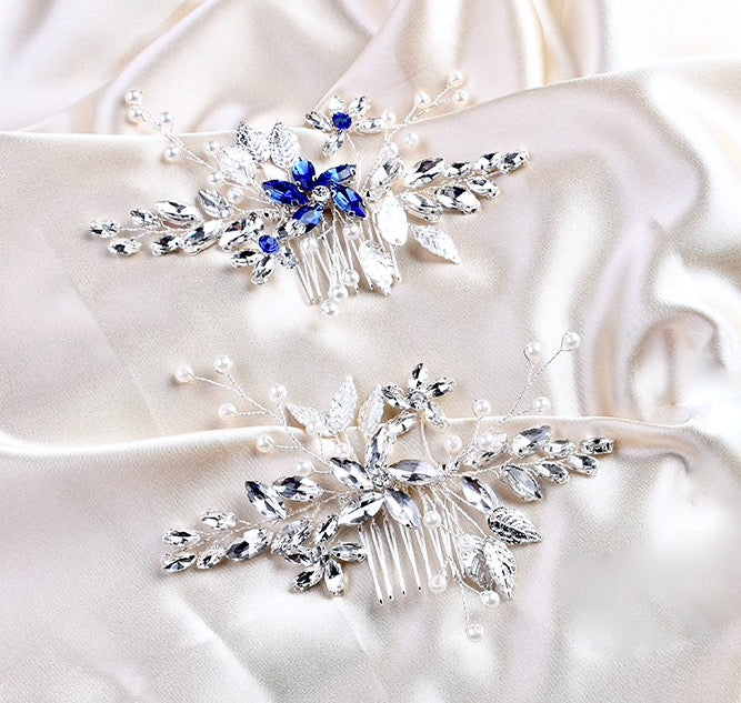 "Marina" - Pearl and Crystal Bridal Hair Comb - More Colors