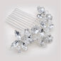 "Kinsley" - Crystal Bridal Hair Comb - Available in Silver, Rose Gold and Yellow Gold