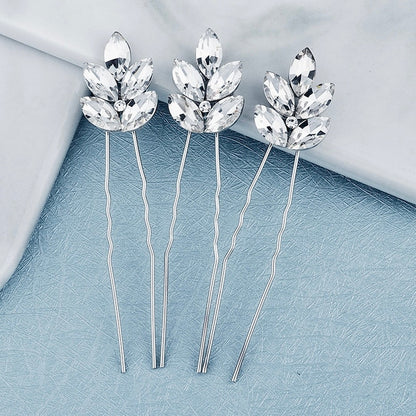 Hattie - Crystal Bridal Hair Pins - Set of 3
