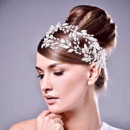 Monterra - Silver Crystal Bridal Hair Accessory