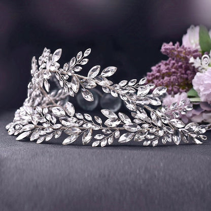 Monterra - Silver Crystal Bridal Hair Accessory