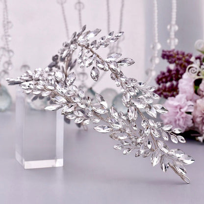 Monterra - Silver Crystal Bridal Hair Accessory